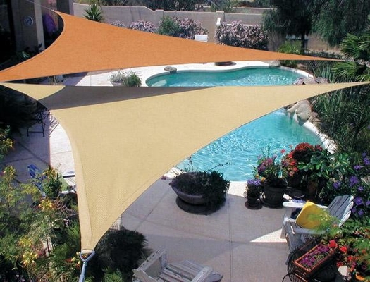 Quadratisches HDPE-Schatten-Segel materielles UVnetz Begie für Garten