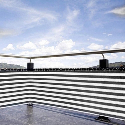 0.75*6M Outdoor Balcony Privacy Schirm-Abdeckungs-Weiß für Wohnungs-Eigentumswohnungs-Balkon-Geländer