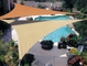 Quadratisches HDPE-Schatten-Segel materielles UVnetz Begie für Garten