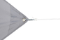 Großer ExtraGray Blue Sun Shade Sail 16' rechtes Dreieck 16' X 16' X 16' harte Beanspruchung im Freien