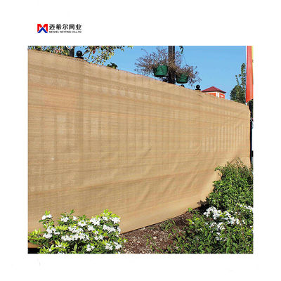 Ein 6 Fuß-zäunen beige Privatleben-Schirm-Zaun Mesh Windscreen For Chain Link Outdoor ein