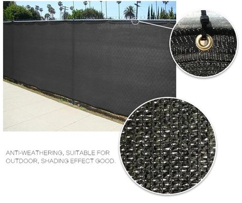 Schwarzer grüner Privatleben-Zaun Windscreen Screen Mesh Hdpe Netting Fabric Outdoor