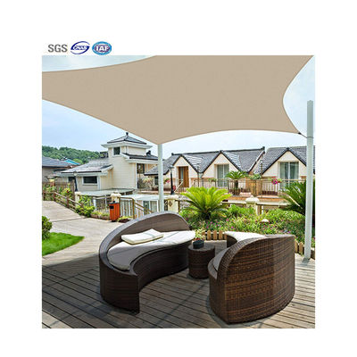 95% UVschutz-färben wasserdichtes Schatten-Segel im Freien gelb