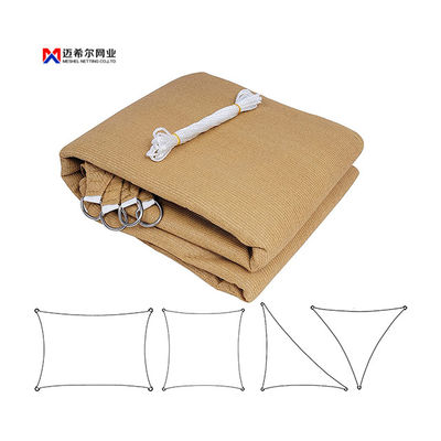 Blockierender UVschatten segelt Sonnenblende-Stoff für Balkon-Dreieck-Schatten-Segel